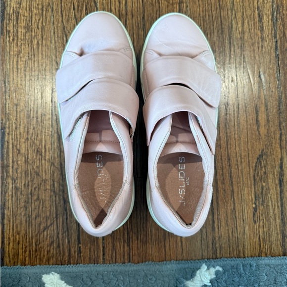 Pink J/Slides Double Strap Velcro Sneakers - Picture 5 of 8